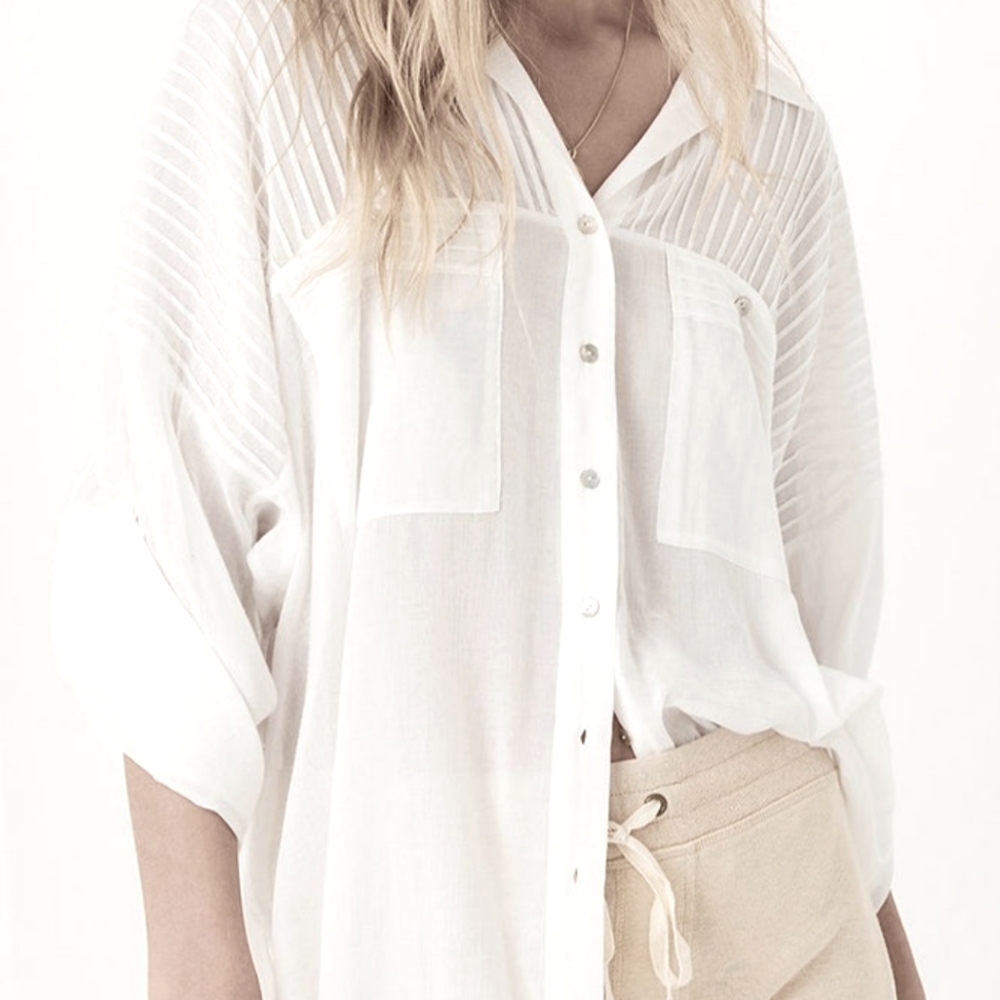 Spell & the Gypsy Linda Blouse White Large NWT